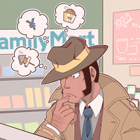 Preview of my illustration for the Between Heists Lupin Zine!
